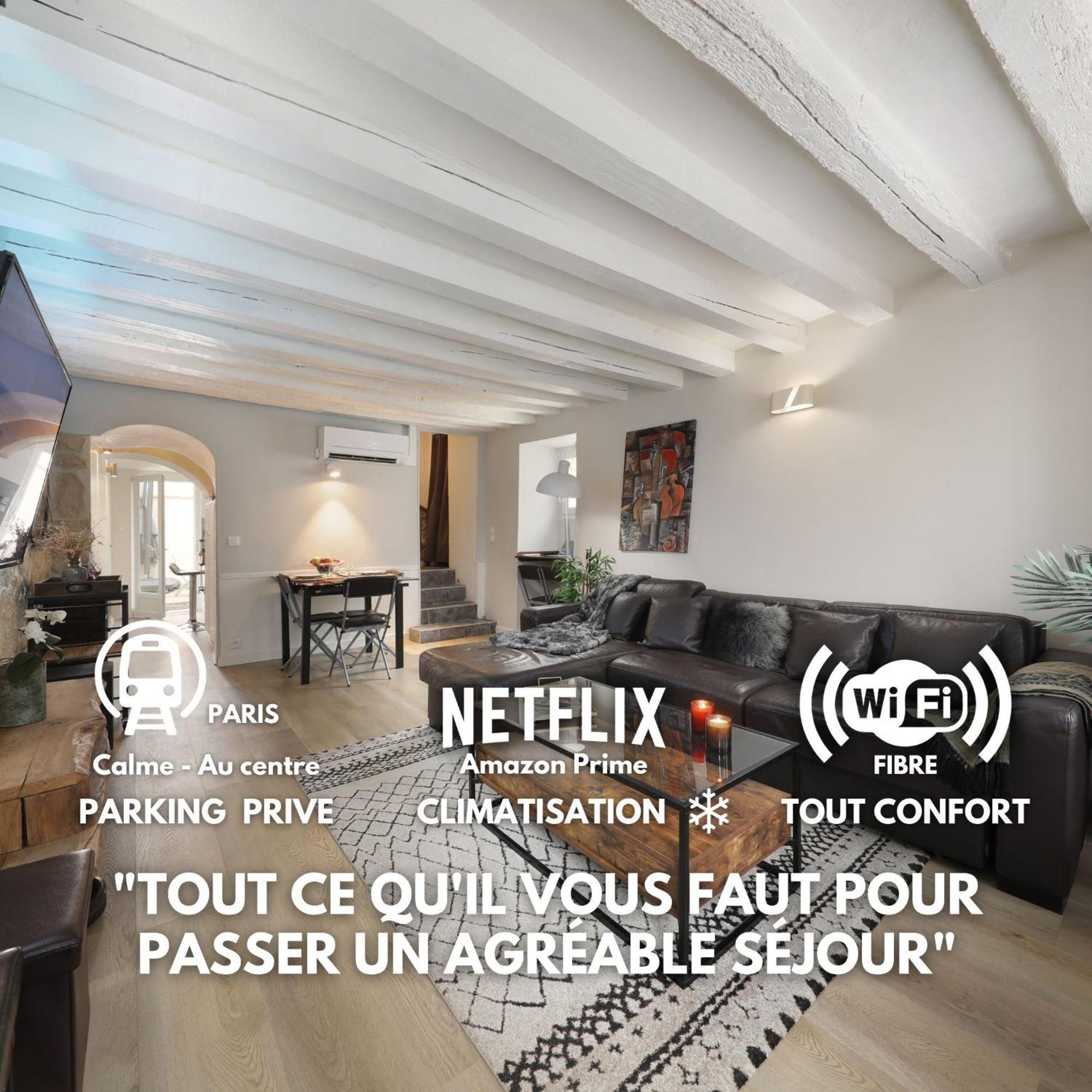 Maison Exception Proche Cdg Paris Asterix Chantilly Climatisation Parking Orry-La-Ville Extérieur photo